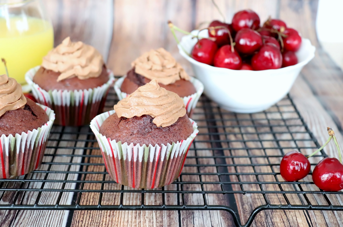 cupcake au chocolat velours