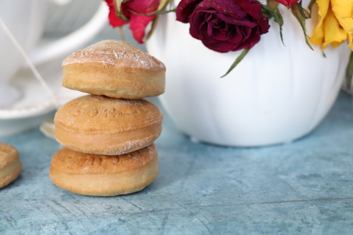sablés à la vanille et sirop de bissap