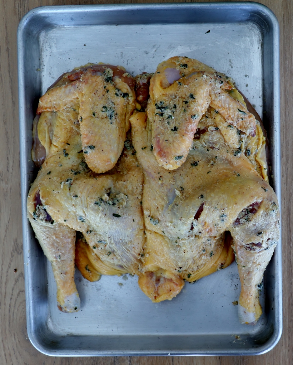 poulet mariné