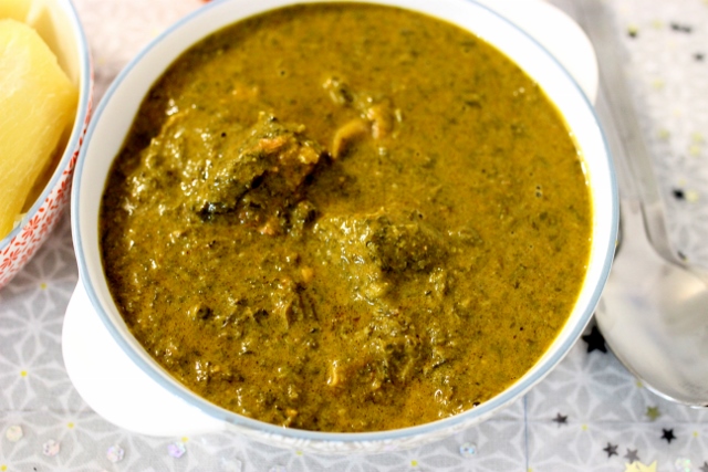 Sauce de feuilles de Manioc