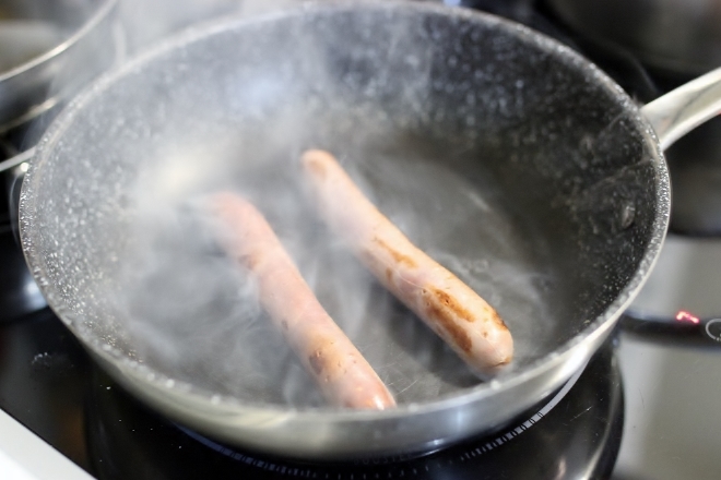cuisson des merguez