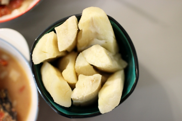 manioc bouilli 