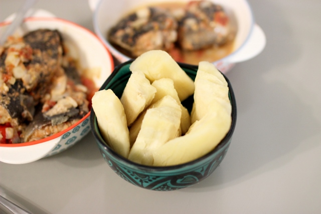 manioc bouilli 
