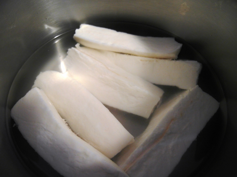 cuisson du manioc