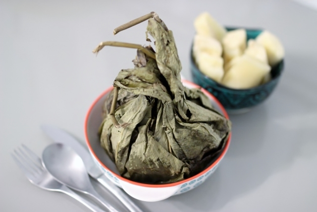 papillotes en feuilles