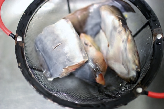préparation du poisson
