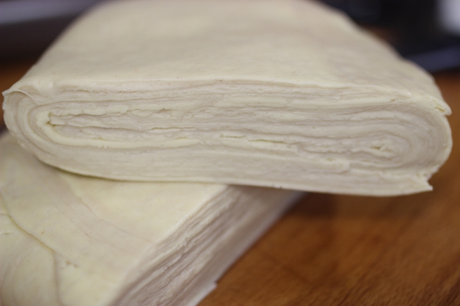 pâte levée feuilletée