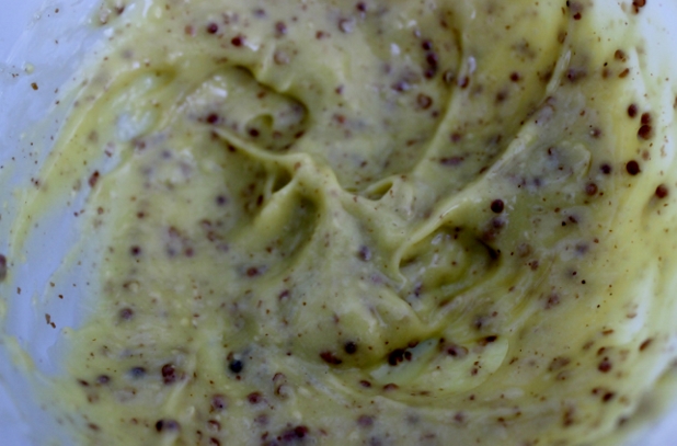 on mélange avec le reste d'ingredients