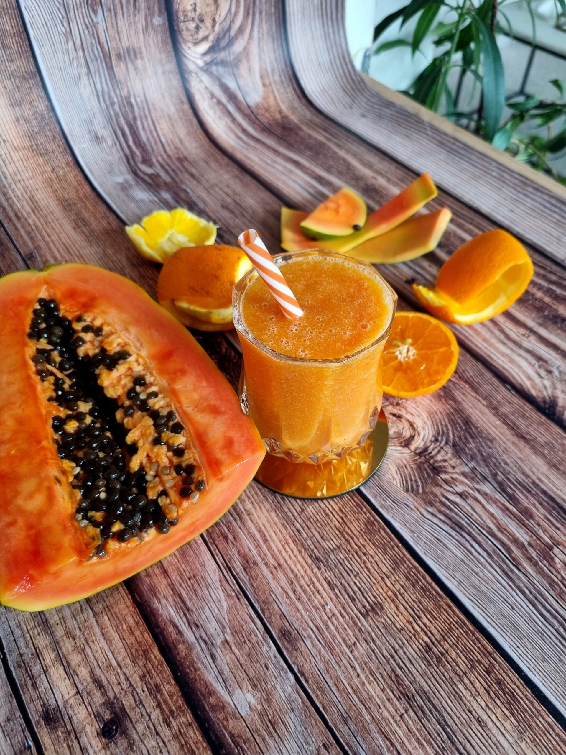Smoothie Orange et papaye